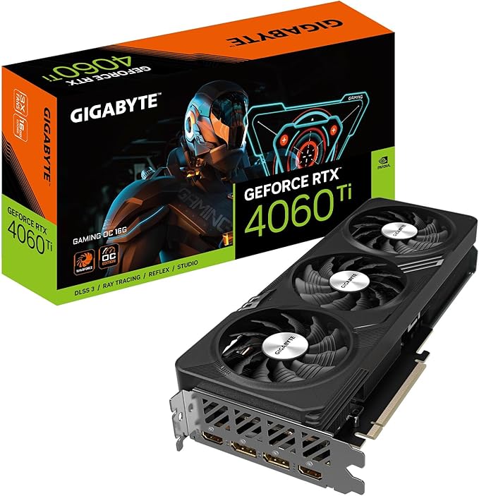Gigabyte RTX 4060Ti Gaming OC 16Gb DDR6X Graphic Card Gigabyte RTX 4060Ti Gaming OC 16Gb DDR6X Graphic Card